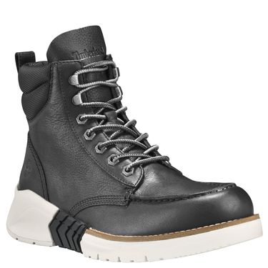 Timberland's M.T.C.R. Moc Toe Boot: Jet Black/Black Full-Grain