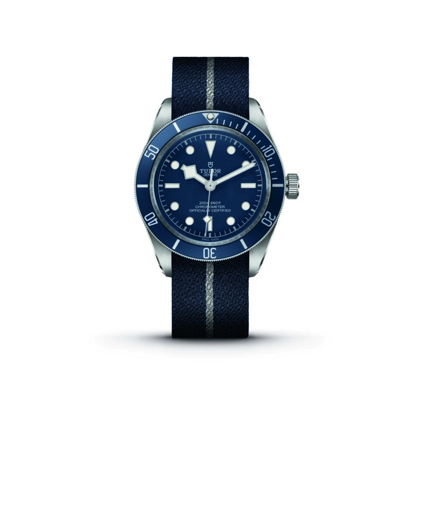 Tudor Black Bay Fifty- Eight Navy Blue in steel case and blue fabric strap