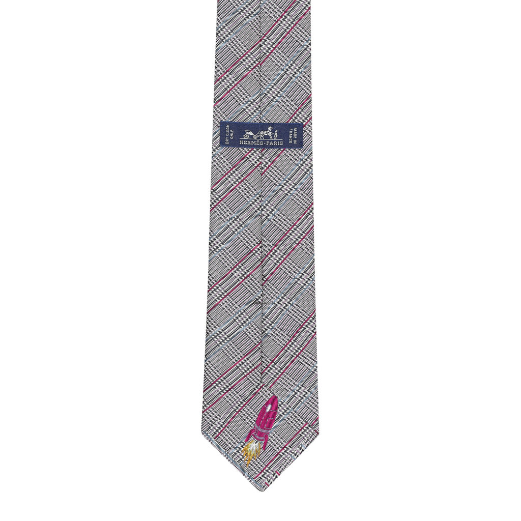 7 cm tie in heavy silk