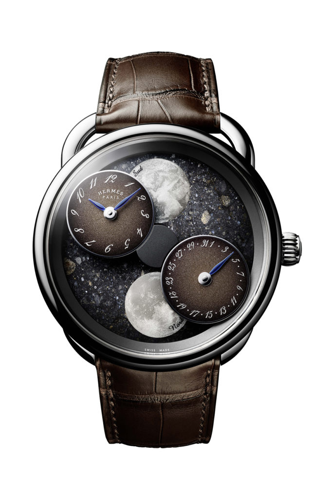 Arceau L’heure de la lune watch in lunar meteorite
