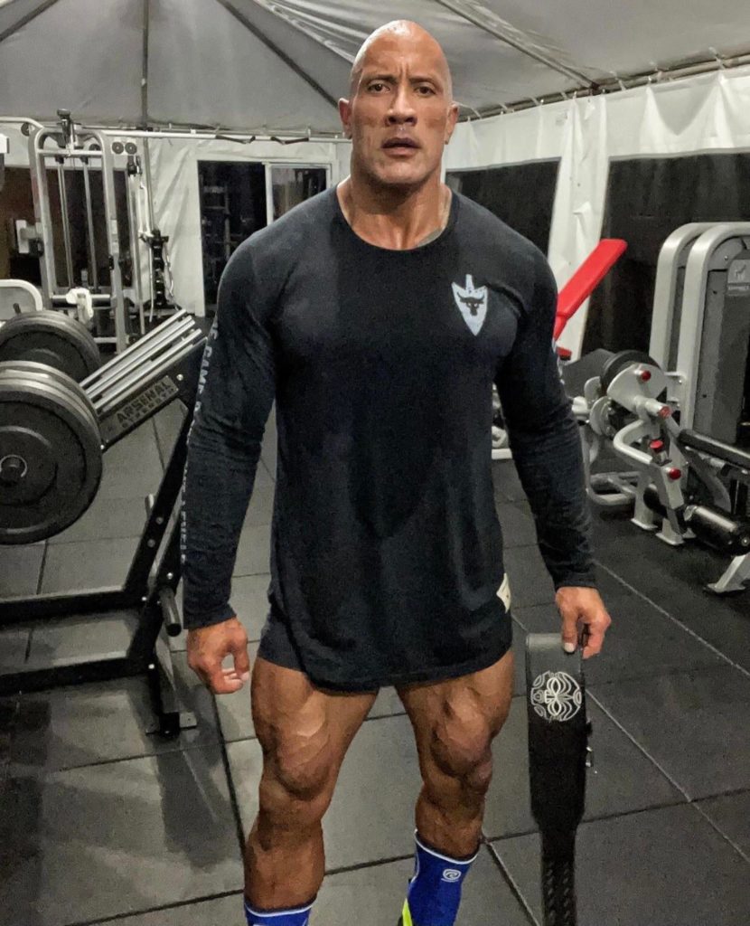 The Rock in Short Shorts