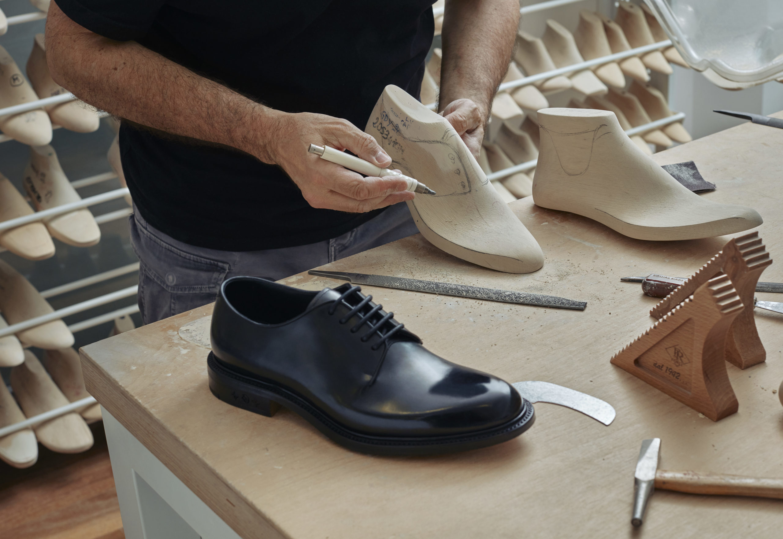 LV derby shoe