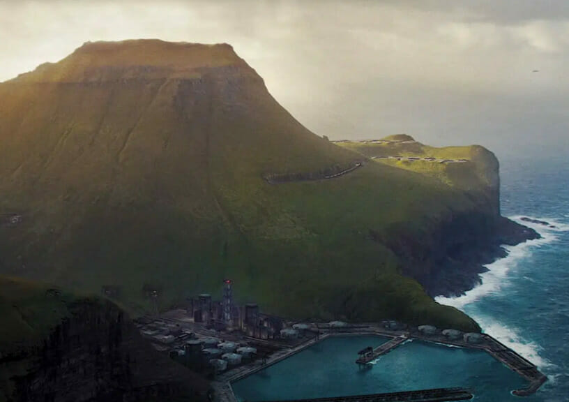 filming locations of new james bond movie "No Time To Die" - The picturesque Kalsoy Island
