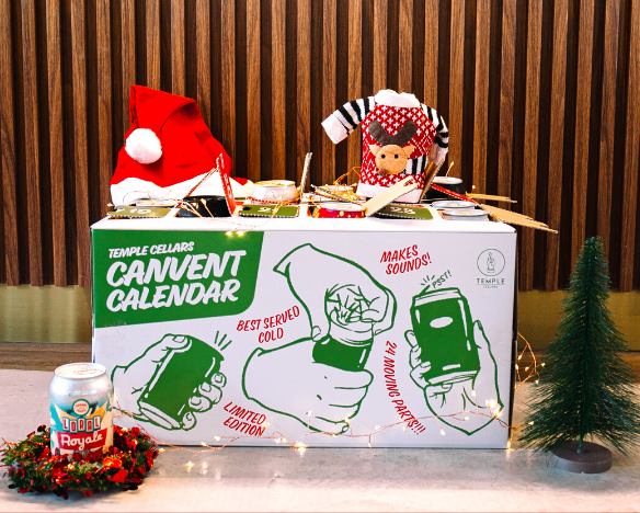 Beer advent calendars from Temple Cellars