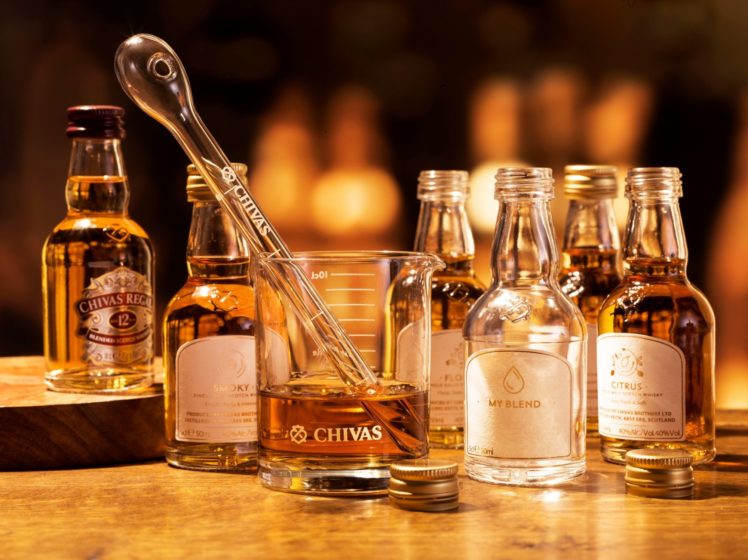 Whisky blending kit from Chivas Regal
