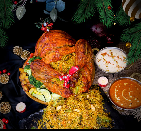 Stuffed tandoori turkey at Adda
