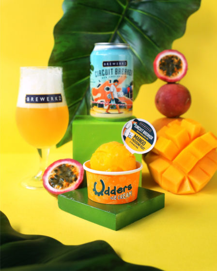 Brewerkz & Udders beer ice creams