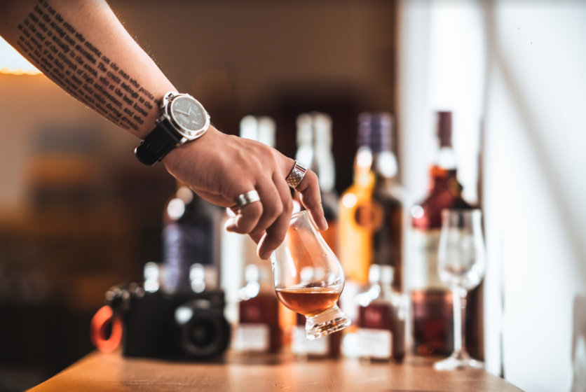 Copper & Crimson's rare whisky flight