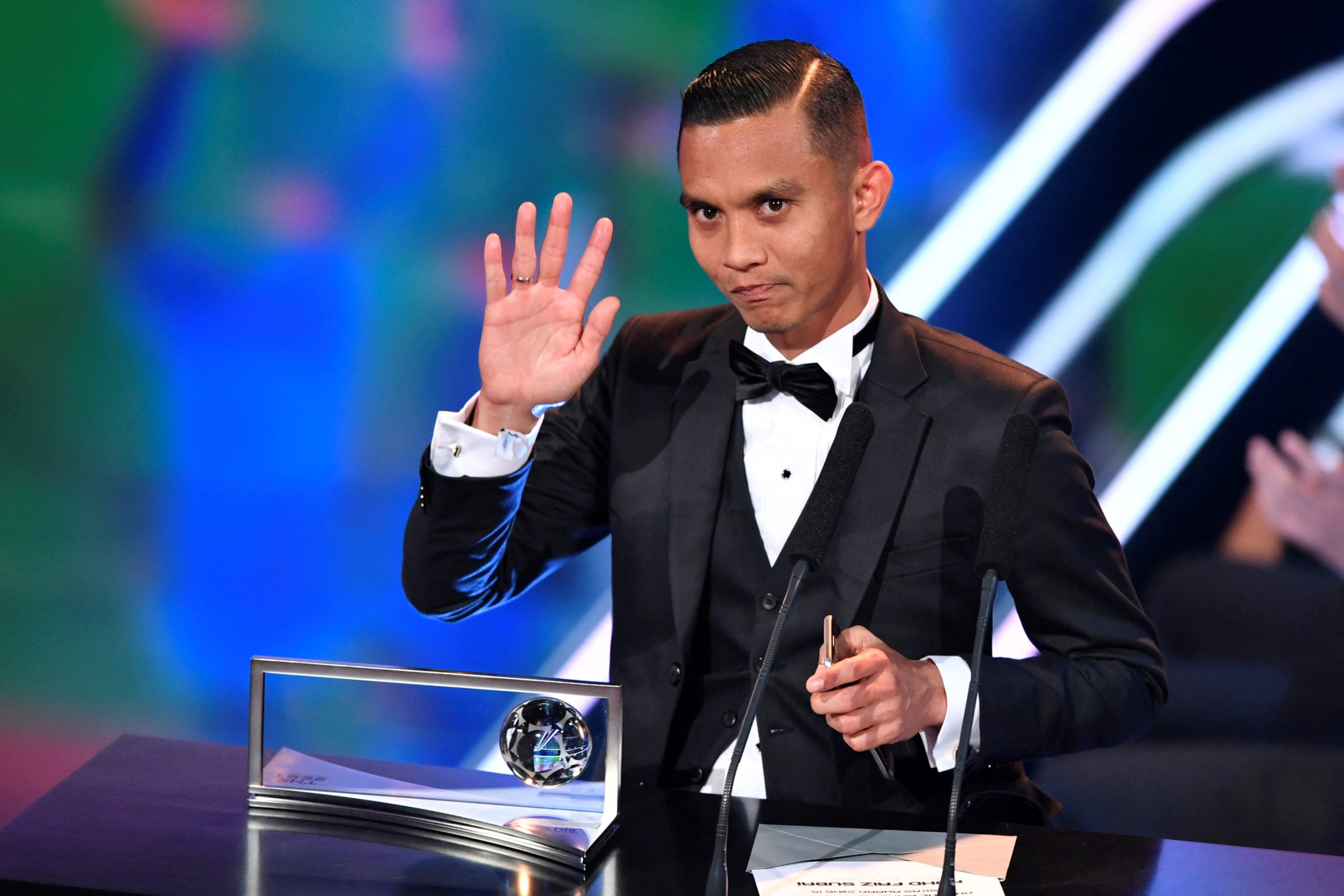 Football player Mohd Faiz Subri