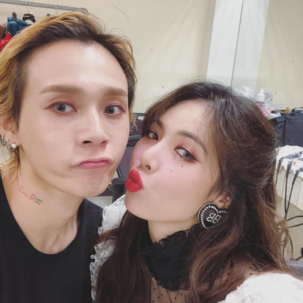 Korean couples- HyunA and Dawn